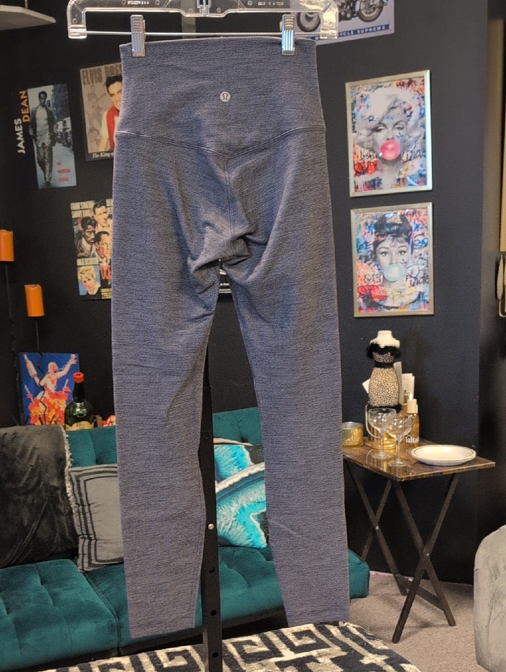 lululemon athletica Kids Heathered Charcoal Gray Leggings